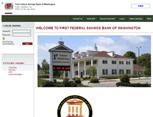 Tablet Screenshot of firstfederalwashington.com